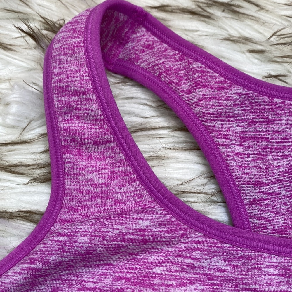 C9 by Champion Seamless Sports Bra Racerback Pink Purple Size Medium - Picture 3 of 8